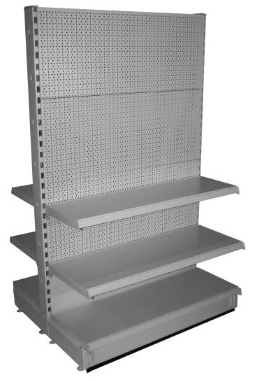Gondelregal mit gelochten Metallrückwänden – Bild 4