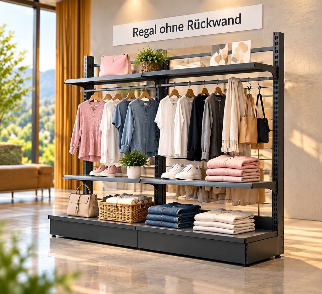 Wandregal ohne Rückwand